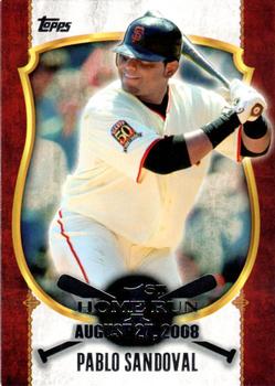 2015 Topps - First Home Run (Series Two) #FHR-32 Pablo Sandoval Front