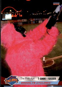 2009 Choice Brooklyn Cyclones #37 Pink Ape Front