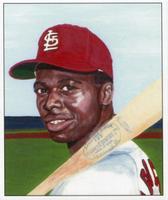 1995 JSW All-Stars '50 Bowman (Unlicensed) #NNO Lou Brock Front