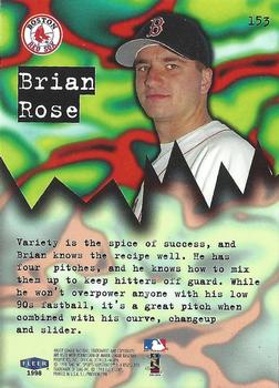 1998 Sports Illustrated #153 Brian Rose Back