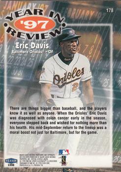 1998 Sports Illustrated #178 Eric Davis Back