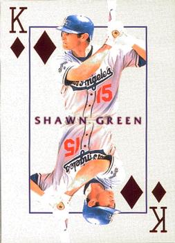 2000 Pacific Invincible - Kings of the Diamond #17 Shawn Green  Front