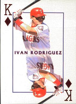 2000 Pacific Invincible - Kings of the Diamond #30 Ivan Rodriguez  Front