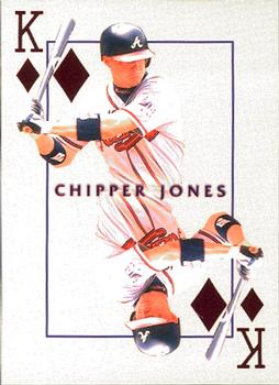 2000 Pacific Invincible - Kings of the Diamond #4 Chipper Jones  Front
