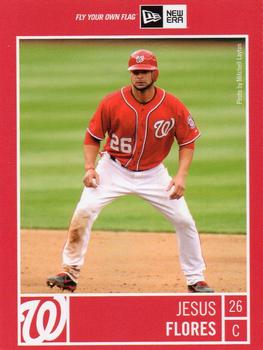 2012 Washington Nationals Inside Pitch Program Cards #5 Jesus Flores Front