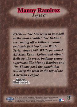 1998 Sports Illustrated - Covers #5 C Manny Ramirez Back