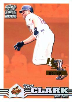 2000 Pacific Paramount - Holo-Silver #30 Will Clark  Front