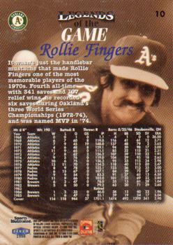 1998 Sports Illustrated Then and Now #10 Rollie Fingers Back