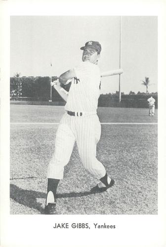 1968 Sports Service New York Yankees #NNO Jake Gibbs Front
