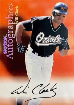 2000 SkyBox - Autographics #NNO Will Clark  Front