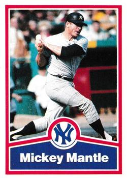 1989 CMC Mickey Mantle Baseball Card Kit #4 Mickey Mantle Front