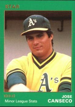 1990 Star Gold #19 Jose Canseco Front