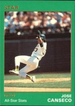 1990 Star Gold #21 Jose Canseco Front