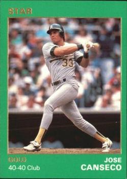 1990 Star Gold #26 Jose Canseco Front