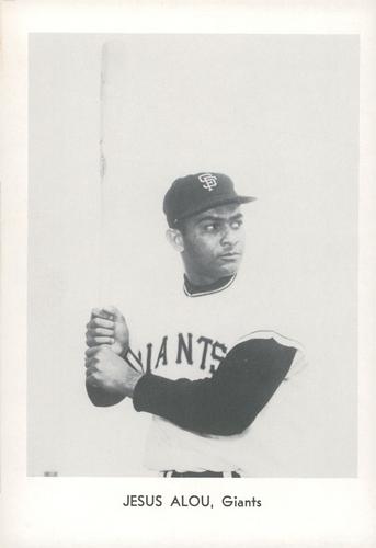 1966 Sports Service San Francisco Giants Set B #NNO Jesus Alou Front