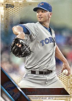 2016 Topps - Gold #449 J.A. Happ Front