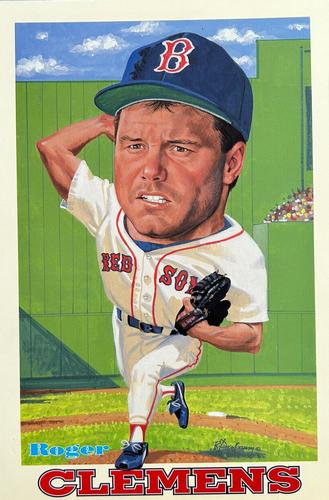 1991 Collectible Sports Art #8 Roger Clemens Front