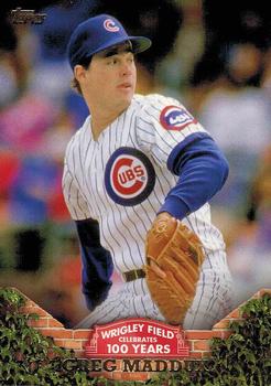 2016 Topps - 100 Years at Wrigley Field #WRIG-38 Greg Maddux Front