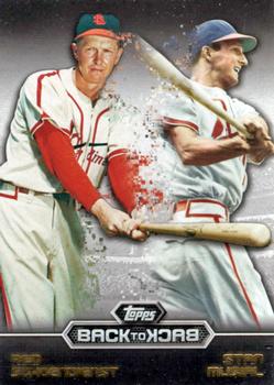 2016 Topps - Back-To-Back #B2B-9 Red Schoendienst / Stan Musial Front