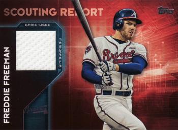 2016 Topps - Scouting Report Relics #SRR-FF Freddie Freeman Front