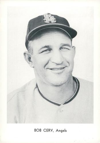 1961 Sports Service Los Angeles Angels #NNO Bob Cerv Front