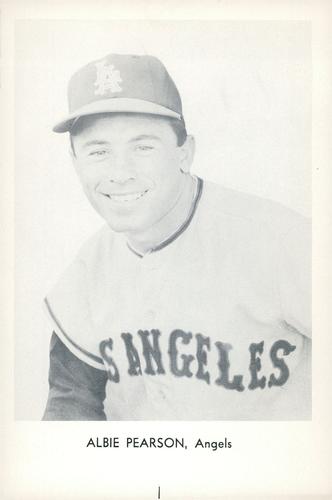 1962 Sports Service Los Angeles Angels #NNO Albie Pearson Front