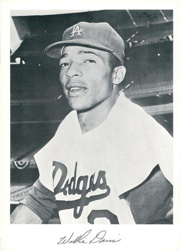 1963 Danny Goodman Los Angeles Dodgers Set A #NNO Willie Davis Front