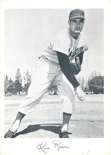 1963 Danny Goodman Los Angeles Dodgers Set A #NNO Ken Rowe Front