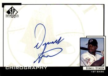 2000 SP Top Prospects - Chirography #DS Dernell Stenson  Front
