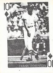1969 Globe Imports Playing Cards Gas Station Issue #10♦ Frank Robinson Front