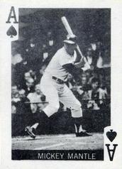 1969 Globe Imports Playing Cards Gas Station Issue #A♠b Mickey Mantle Front