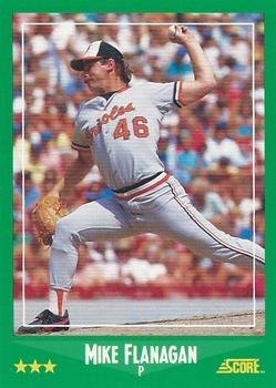 1988 Score #427 Mike Flanagan Front