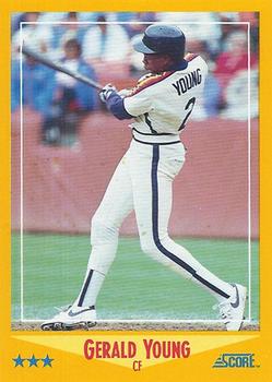 1988 Score #442 Gerald Young Front