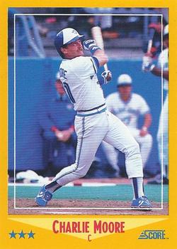 1988 Score #444 Charlie Moore Front