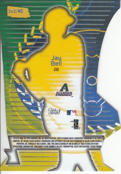 2000 Stadium Club - 3 X 3 Luminescent #4C Jay Bell Back