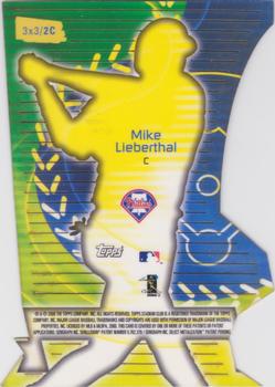 2000 Stadium Club - 3 X 3 Luminous #2C Mike Lieberthal Back