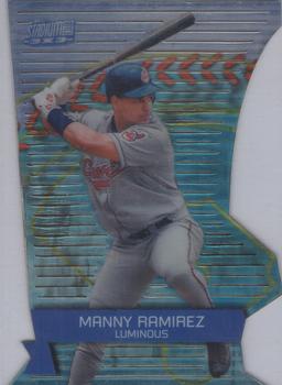 2000 Stadium Club - 3 X 3 Luminous #9A Manny Ramirez Front