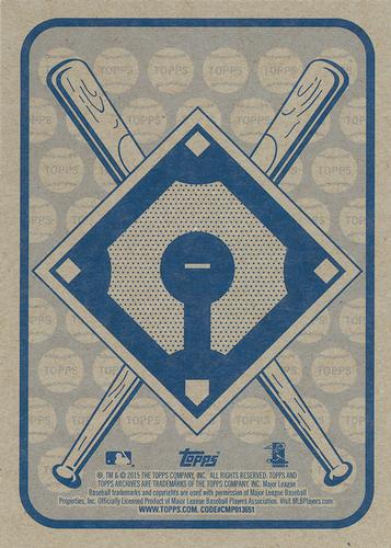 2015 Topps Archives 1968 Topps Baseball Game 5x7 #9 Javier Baez Back