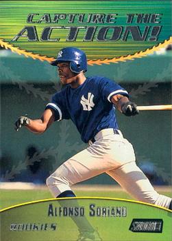 2000 Stadium Club - Capture the Action #CA4 Alfonso Soriano Front