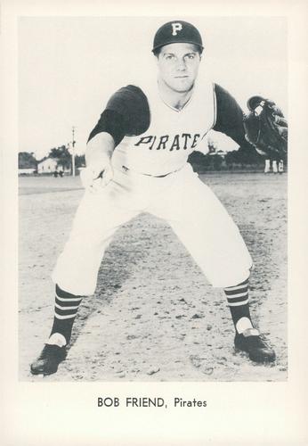 1962 Sports Service Pittsburgh Pirates #NNO Bob Friend Front