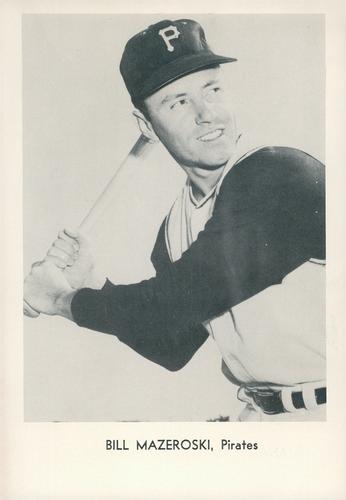 1962 Sports Service Pittsburgh Pirates #NNO Bill Mazeroski Front