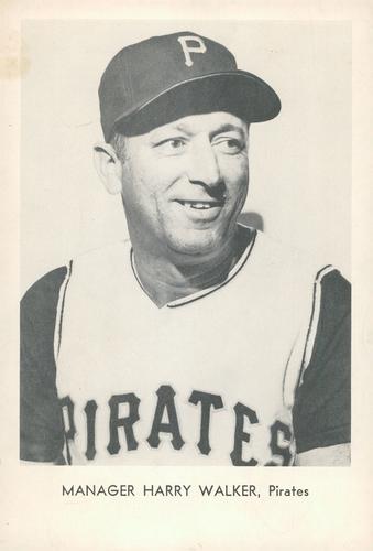 1966 Sports Service Pittsburgh Pirates #NNO Harry Walker Front
