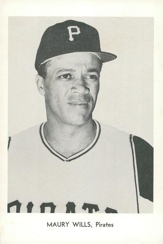 1968 Sports Service Pittsburgh Pirates #NNO Maury Wills Front