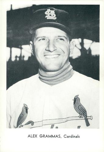 1961 Sports Service St. Louis Cardinals Set B #NNO Alex Grammas Front