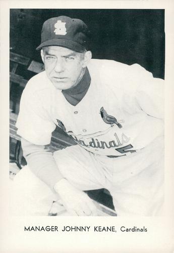 1962 Sports Service St. Louis Cardinals #NNO Johnny Keane Front