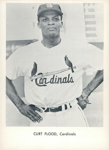 1964 Sports Service St. Louis Cardinals #NNO Curt Flood Front