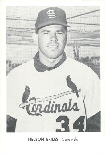 1968 Sports Service St. Louis Cardinals #NNO Nelson Briles Front