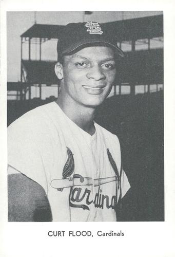 1968 Sports Service St. Louis Cardinals #NNO Curt Flood Front