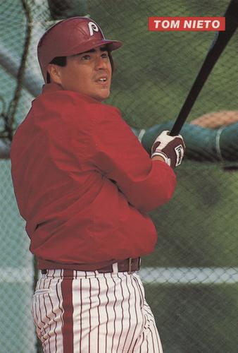 1989 Tastykake Philadelphia Phillies #NNO Tom Nieto Front