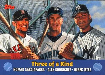 2000 Topps - Combos #TC5 Three of a Kind (Nomar Garciaparra / Alex Rodriguez / Derek Jeter) Front